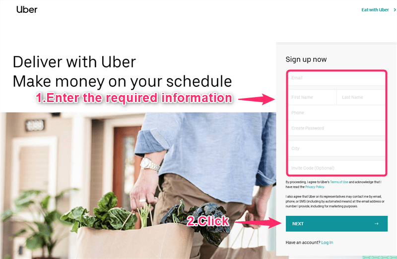 How To Join as an Uber Eats Partner